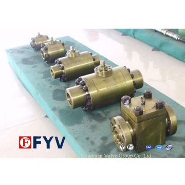 API6a Soft-Sealed Solid Ball Valves for Well-Head Tree